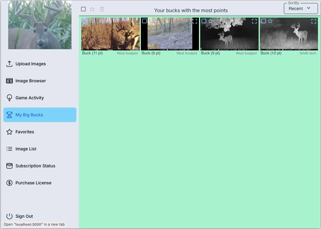 Image showing how to use the My Big Bucks page